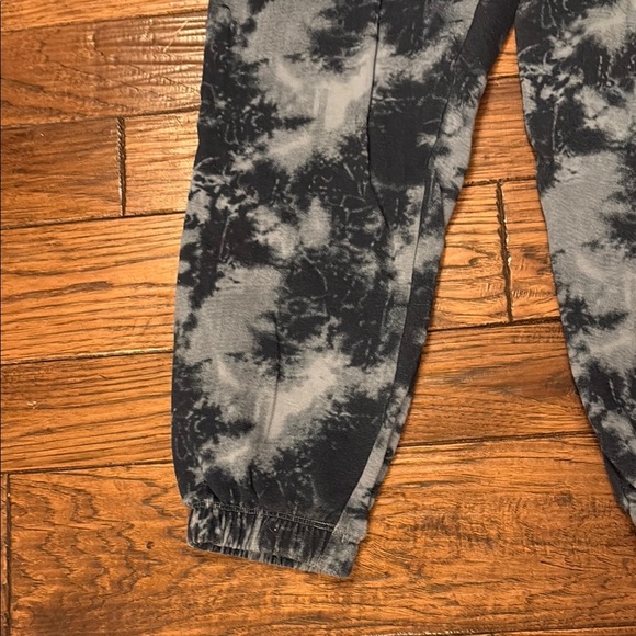 Mighty Fine Black and Gray Track Pants with Tie-Dye Design - Picture 5 of 7